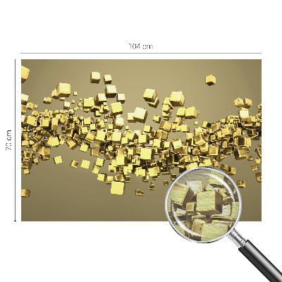 Fotobehang voor slaapkamer Creatieve kubussen