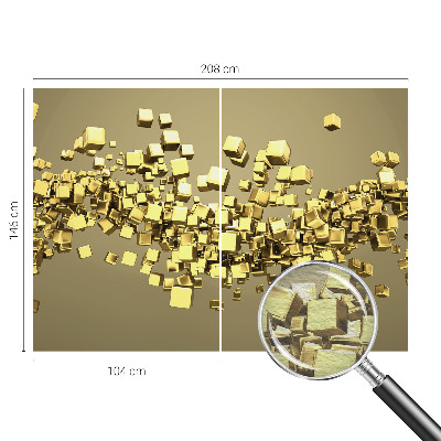 Fotobehang voor slaapkamer Creatieve kubussen