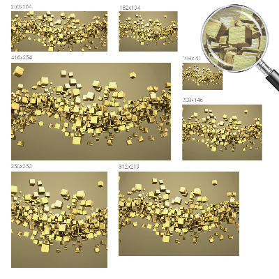 Fotobehang voor slaapkamer Creatieve kubussen