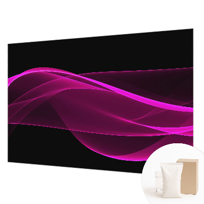 Fotobehang woonkamer Roze linten