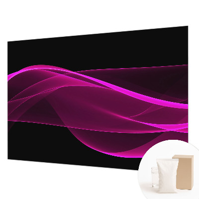 Fotobehang woonkamer Roze linten