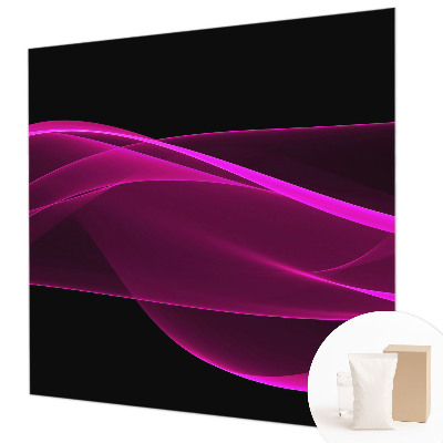 Fotobehang woonkamer Roze linten