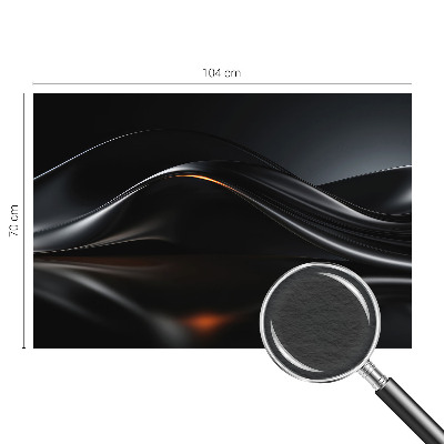 Fotobehang slaapkamer Metaalachtige golven