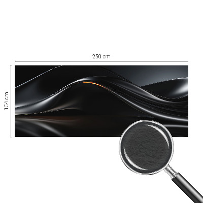 Fotobehang slaapkamer Metaalachtige golven