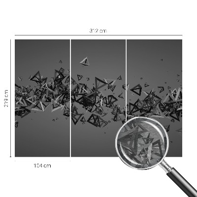 Fotobehang voor de slaapkamer Geometrische abstracties