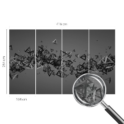 Fotobehang voor de slaapkamer Geometrische abstracties