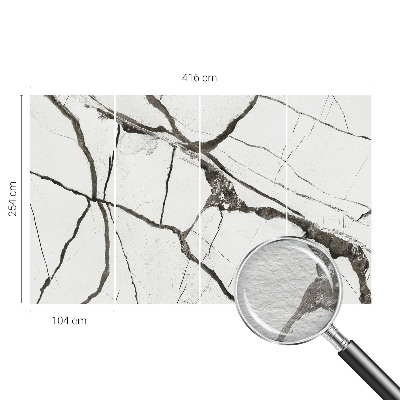 Modern fotobehang Marmer barsten