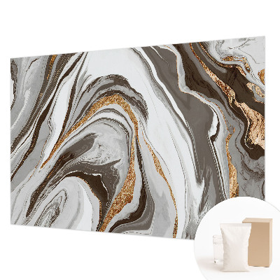 Modern fotobehang voor de woonkamer Marmeren wervelingen