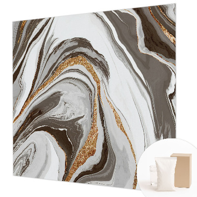 Modern fotobehang voor de woonkamer Marmeren wervelingen