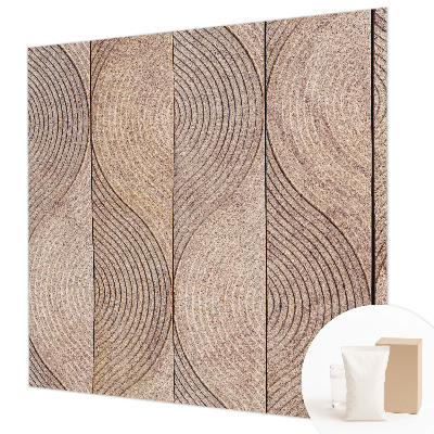 Luxe fotobehang Golven van hout