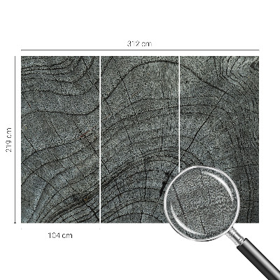 Uniek fotobehang Korrelpatroon