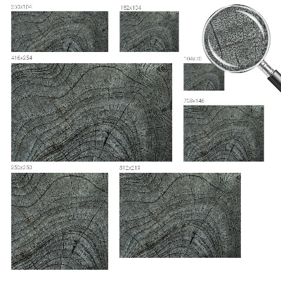 Uniek fotobehang Korrelpatroon