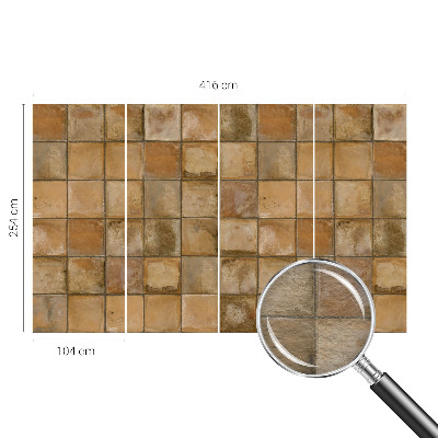 Vlies fotobehang Rustiek mozaïek