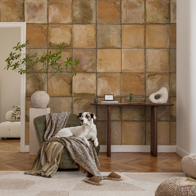 Vlies fotobehang Rustiek mozaïek