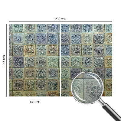 Vliesbehang fotobehang met een patroon van geometrische tegels