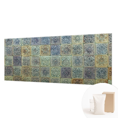 Vliesbehang fotobehang met een patroon van geometrische tegels