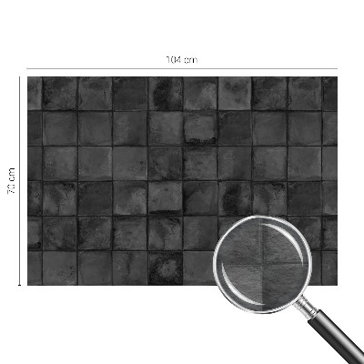 Fotobehang vliesbehang met grijze tegelprint