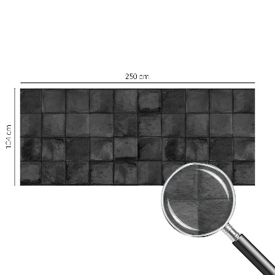 Fotobehang vliesbehang met grijze tegelprint