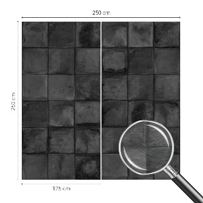 Fotobehang vliesbehang Grijze tegels