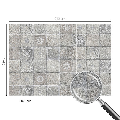 Vliesbehang fotobehang woonkamer Subtiele patronen