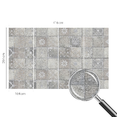 Vliesbehang fotobehang woonkamer Subtiele patronen