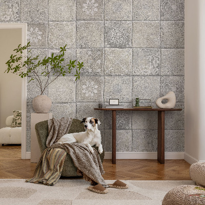 Vliesbehang fotobehang woonkamer Subtiele patronen