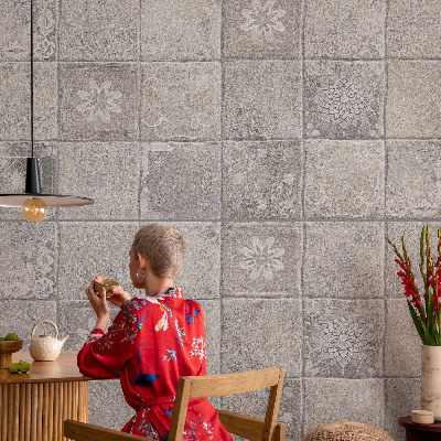 Vliesbehang fotobehang woonkamer Subtiele patronen