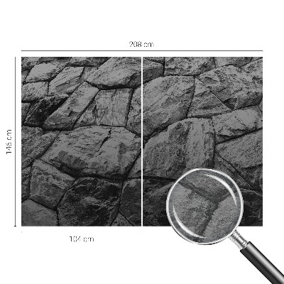 Vlies fotobehang op maat Steenstructuren