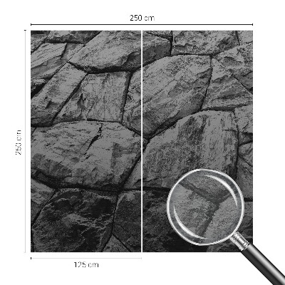 Vlies fotobehang op maat Steenstructuren