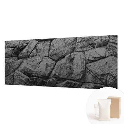 Vlies fotobehang op maat met steenstructuren