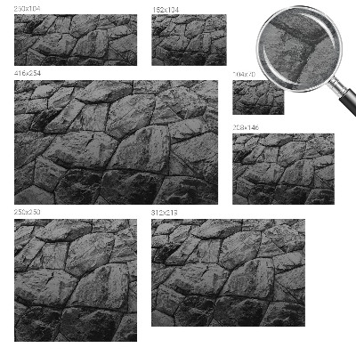 Vlies fotobehang op maat Steenstructuren