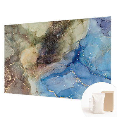 Muurbehang met kleurrijk abstract motief