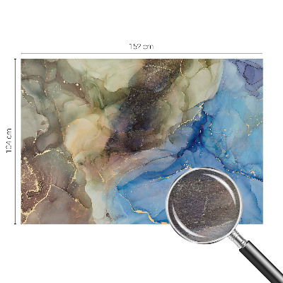 Muurbehang met kleurrijk abstract motief