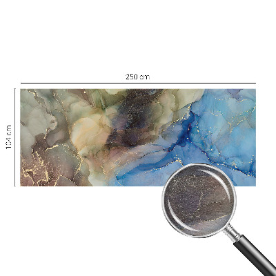 Muurbehang met kleurrijk abstract motief