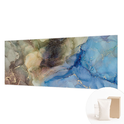 Muurbehang met kleurrijk abstract motief