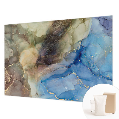 Muurbehang met kleurrijk abstract motief