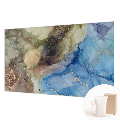 Muurbehang met kleurrijk abstract motief