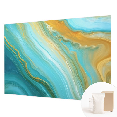 Foto behang op maat Abstracte golven