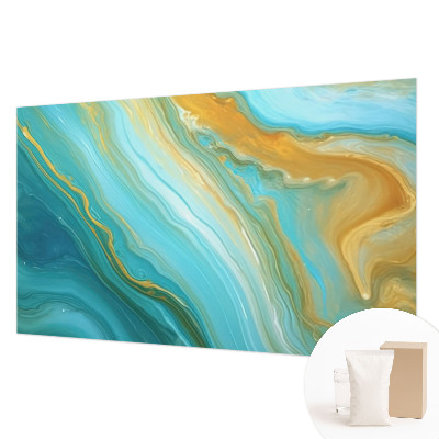 Foto behang op maat Abstracte golven