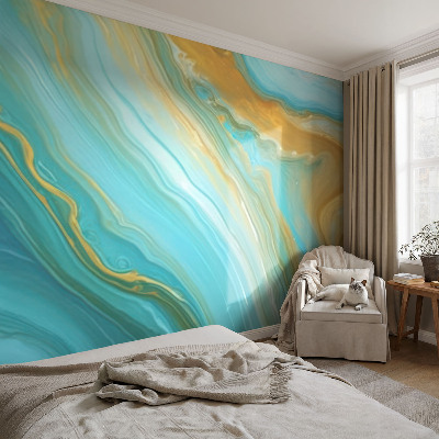 Foto behang op maat Abstracte golven