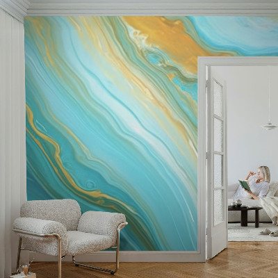 Foto behang op maat Abstracte golven