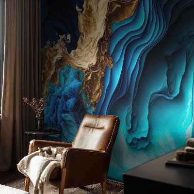 Fotobehang voor slaapkamer Energiegolven