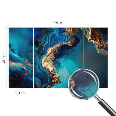 Fotobehang slaapkamer Kleurrijke abstractie