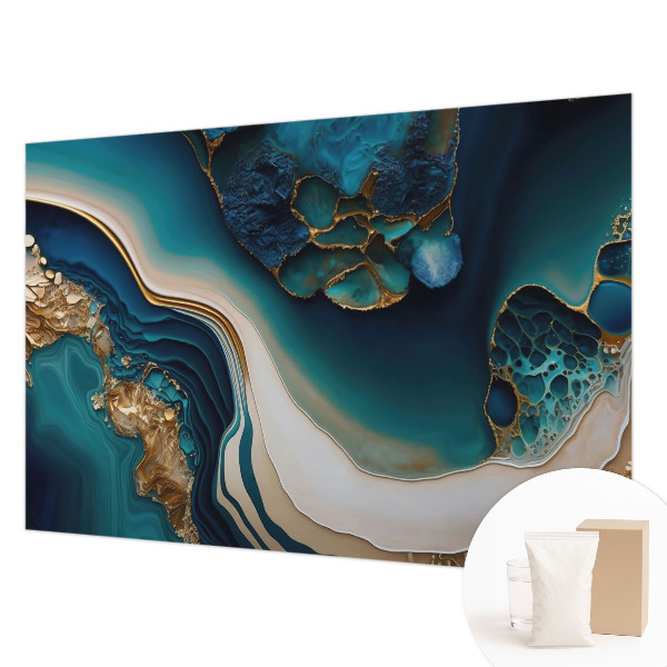 Fotobehang voor de slaapkamer Kleurrijke abstractie
