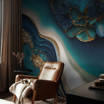 Fotobehang voor de slaapkamer Kleurrijke abstractie