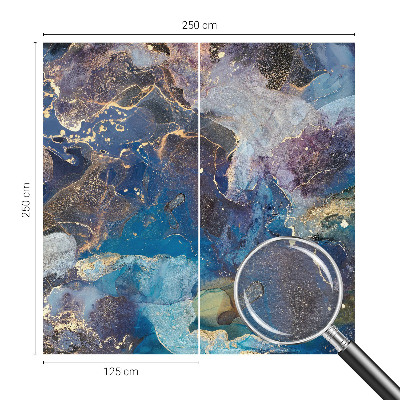 Modern fotobehang voor de woonkamer Kosmisch mozaïek