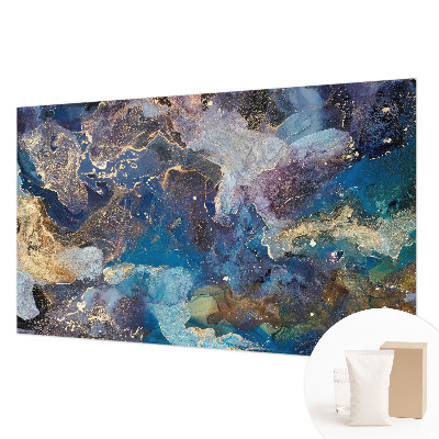 Modern fotobehang voor de woonkamer Kosmisch mozaïek