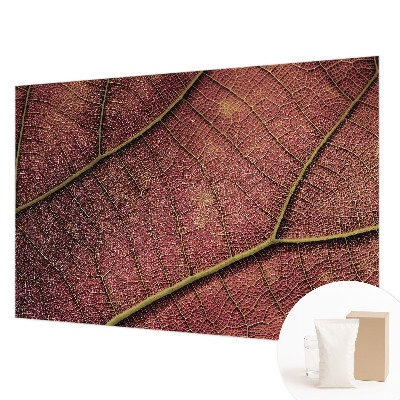 Luxe fotobehang met een bladachtige textuur