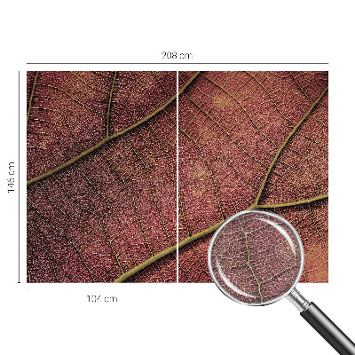 Luxe fotobehang met een bladachtige textuur