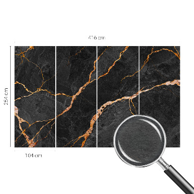 Premium fotobehang Marmeraders